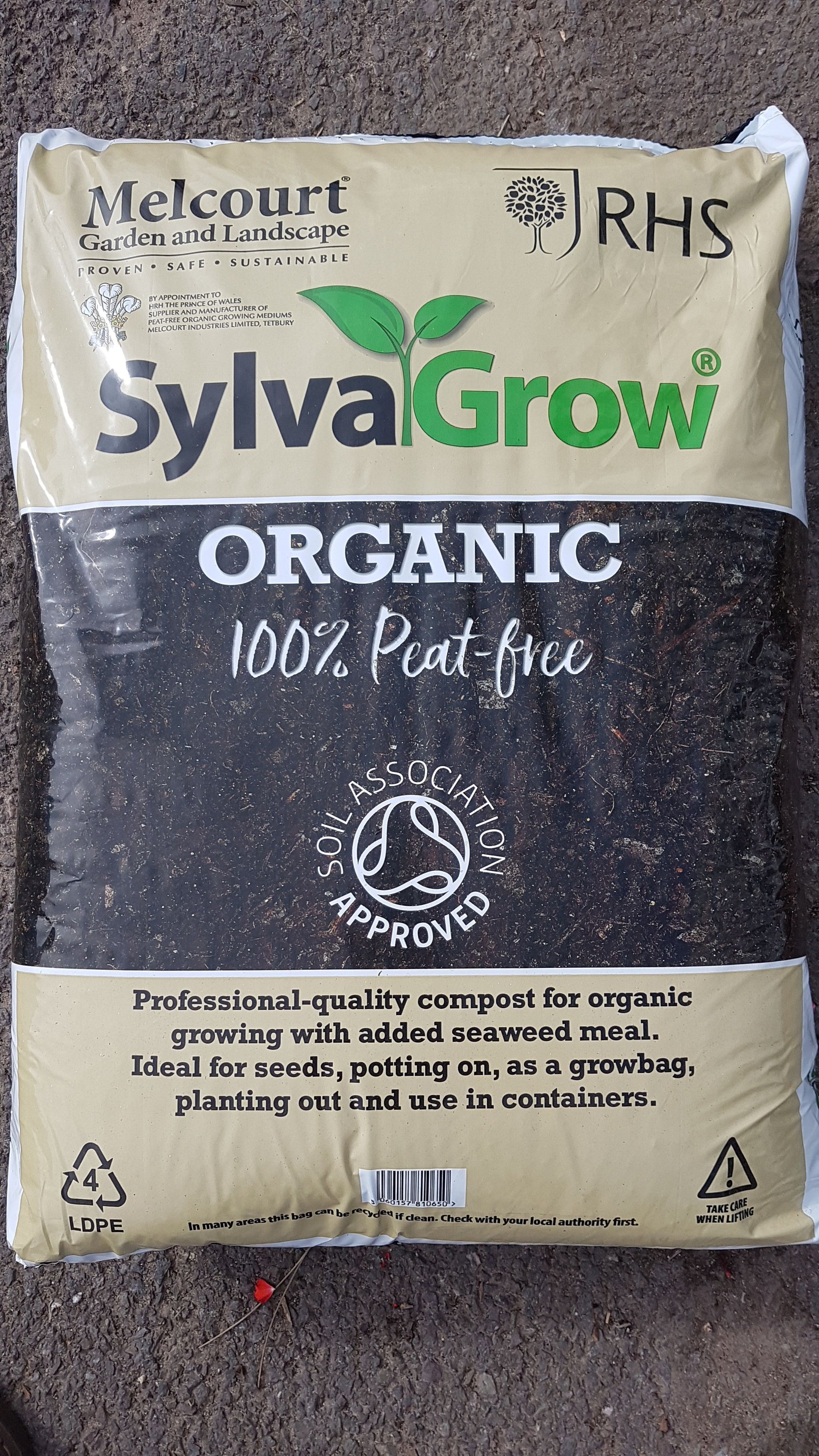 Sylvagrow Organic, Peat Free Compost 40 litres – Woodthorpe Park Plant ...